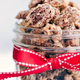 Candied Pecans Recipe {Free Printable}