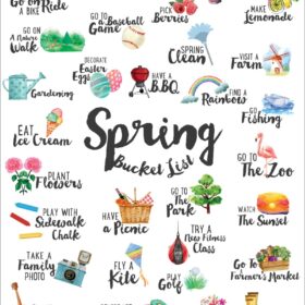 FREE Spring Bucket List